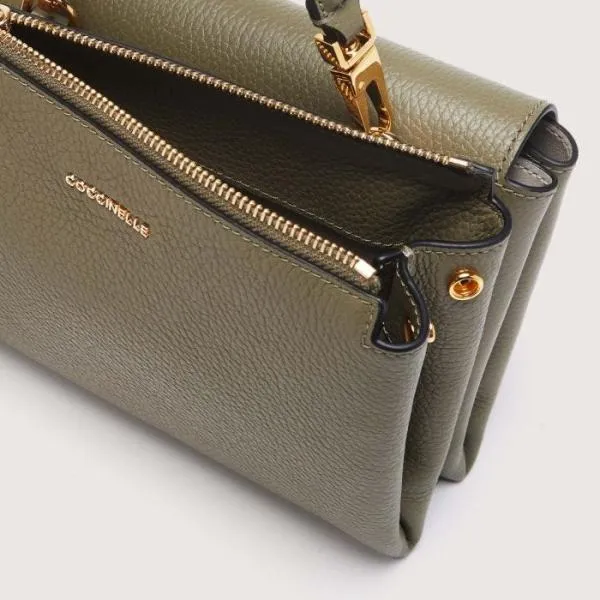 Arlettis Small Laurel Green Women Coccinelle Top Handle Bag