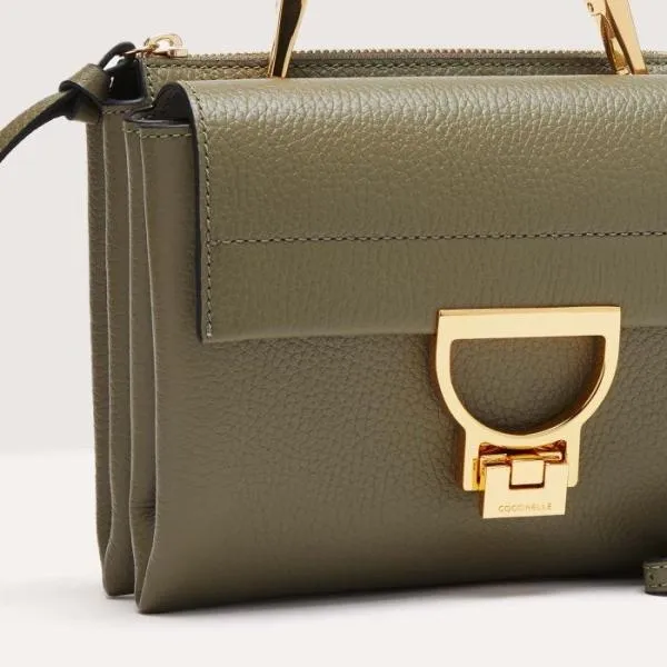 Arlettis Small Laurel Green Women Coccinelle Top Handle Bag