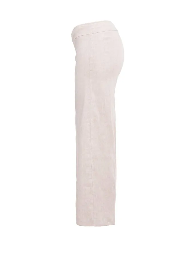 Avenue Montaigne ALEX Linen Oatmeal Women Pants Avenue Montaigne ALEX Linen Oatmeal Women Pants
