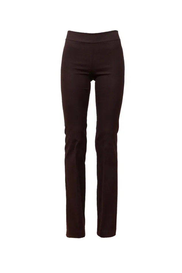 Avenue Montaigne BECCA Flannel Brown Women Pants Avenue Montaigne BECCA Flannel Brown Women Pants