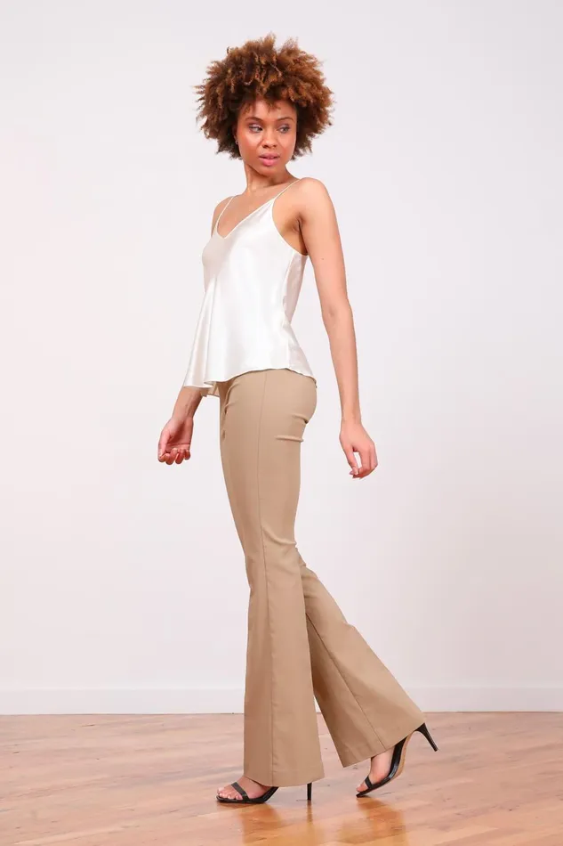 Avenue Montaigne BELLINI Signature Camel Women Pants Avenue Montaigne BELLINI Signature Camel Women Pants