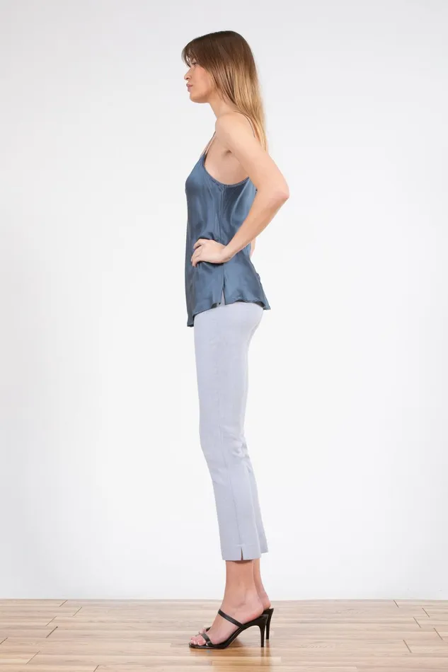 Avenue Montaigne BRIGITTE Chambray Women Pants Avenue Montaigne BRIGITTE Chambray Women Pants