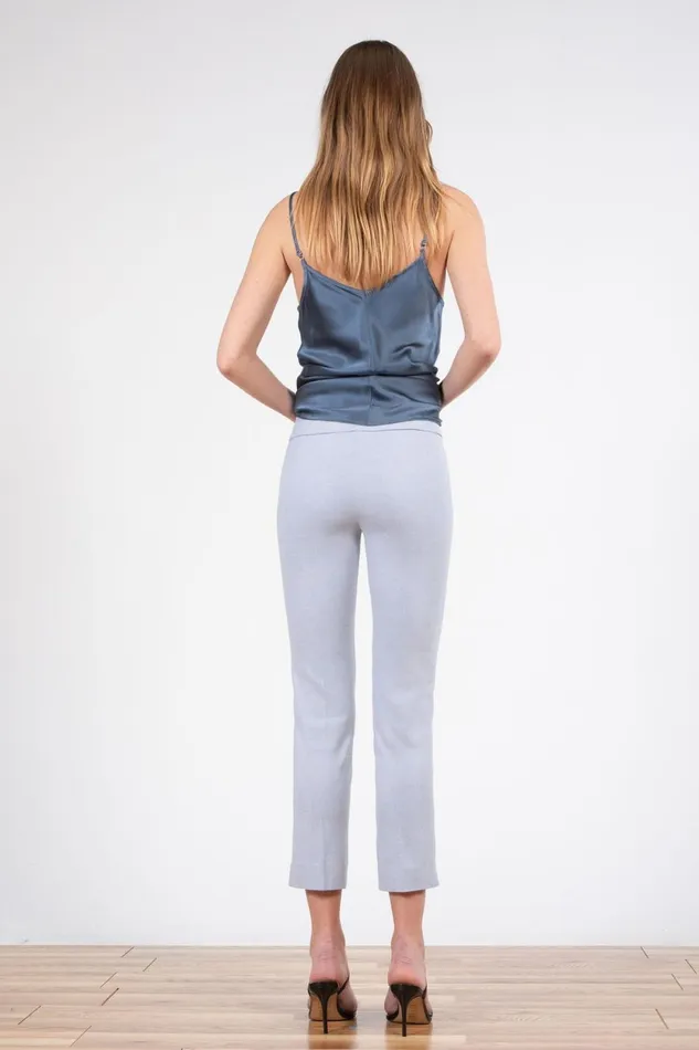 Avenue Montaigne BRIGITTE Chambray Women Pants Avenue Montaigne BRIGITTE Chambray Women Pants