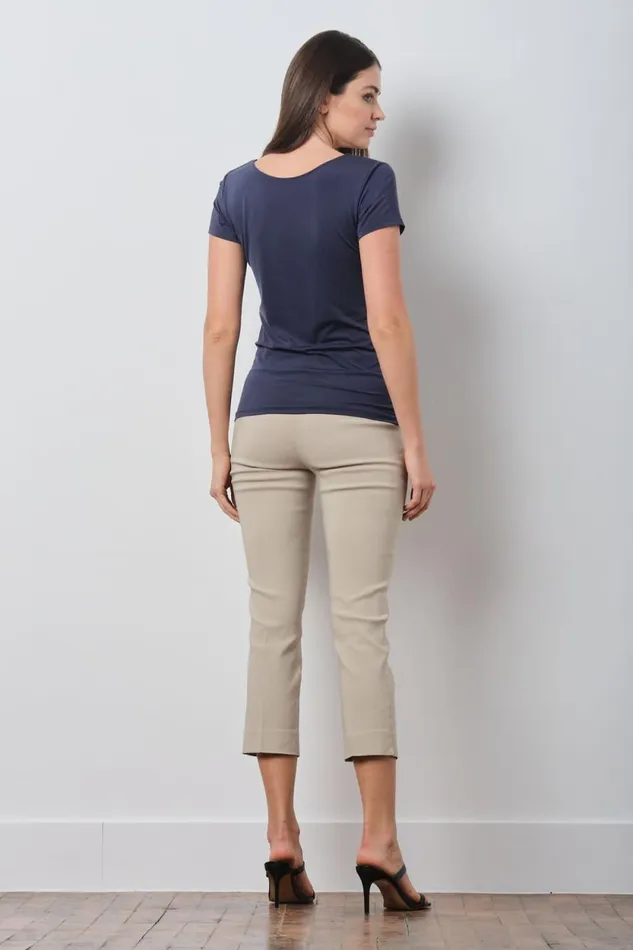 Avenue Montaigne BRIGITTE Signature Beige Women Pants