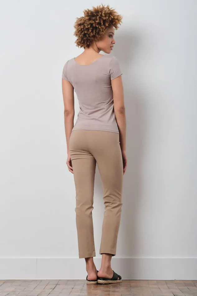 Avenue Montaigne LILI Signature Camel Women Pants Avenue Montaigne LILI Signature Camel Women Pants