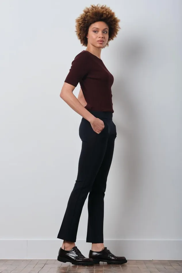 Avenue Montaigne LOUIS Freedom Navy Women Pants