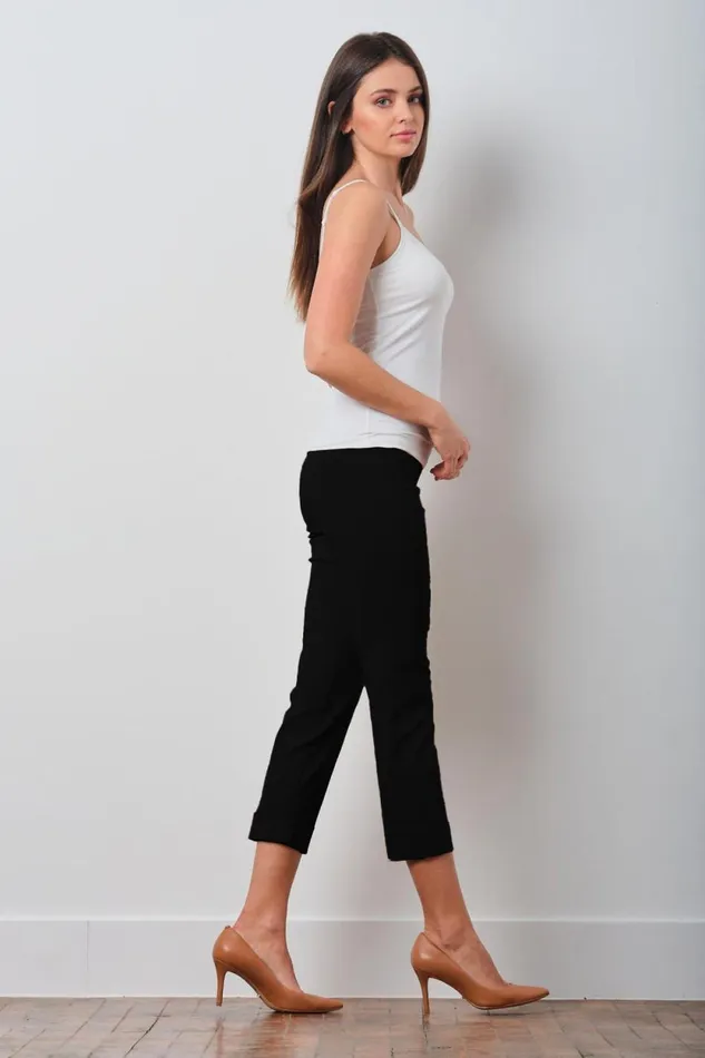 Avenue Montaigne OLIVER Signature Black Women Pants