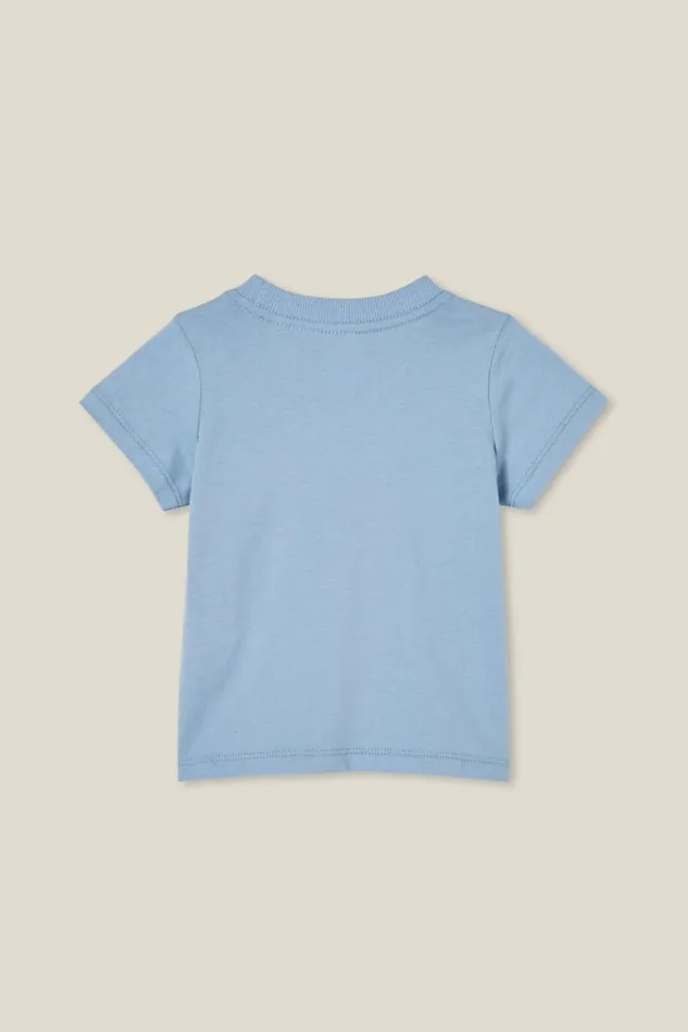 Baby Tops Jackets and Sweaters Cotton On Jamie Short Sleeve TeeLicense Lcn Dis Dusty Bluebambi And Rabbits
