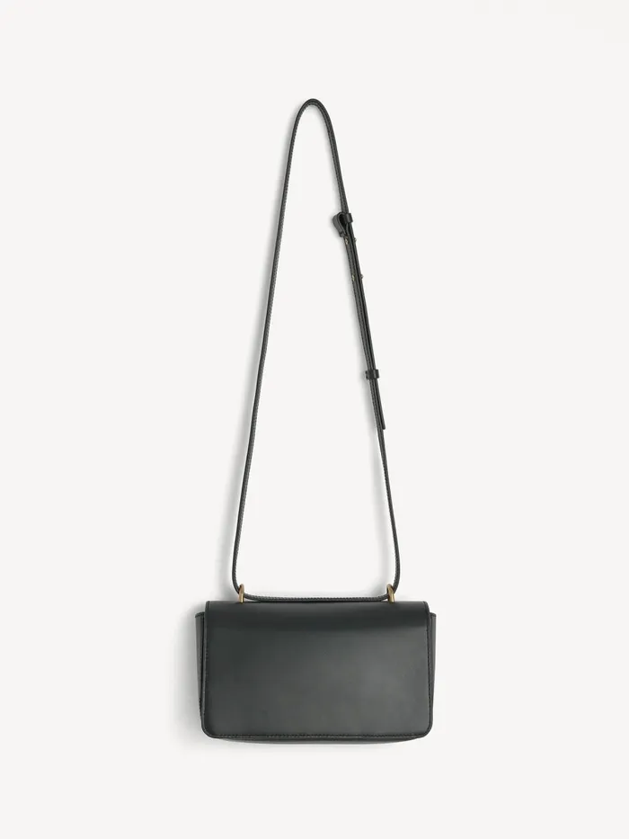 Bags Women By Malene Birger Noval Leather Shoulder Bag Black Bags Women By Malene Birger Noval Leather Shoulder Bag Black