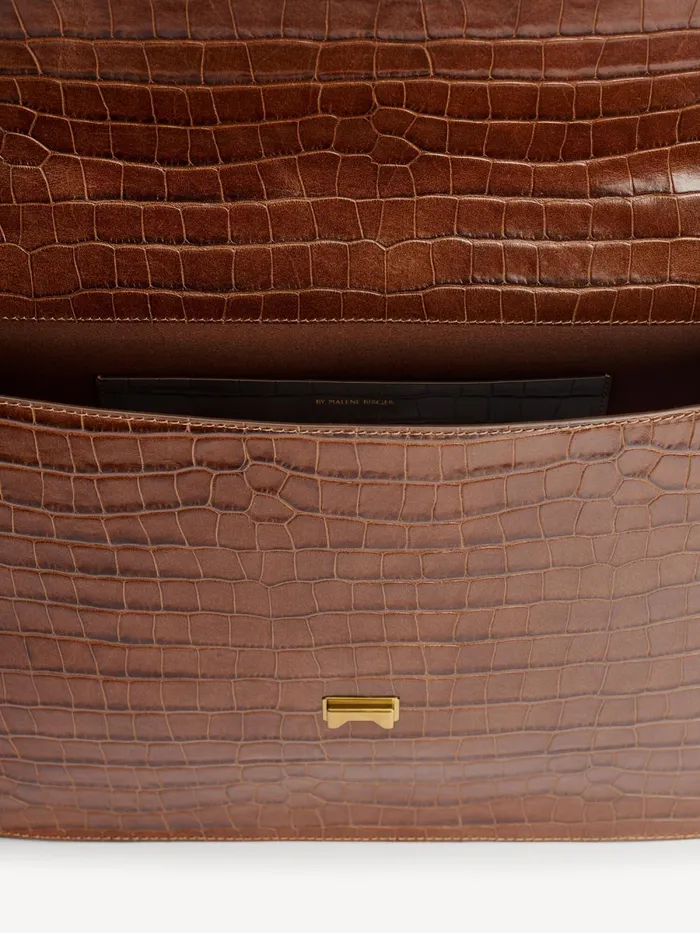 Bags Women By Malene Birger Ronlas Leather Shoulder Bag Bison Bags Women By Malene Birger Ronlas Leather Shoulder Bag Bison