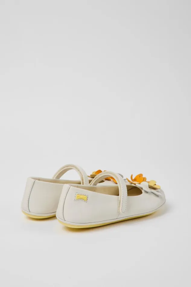 Ballerinas Kids Camper Twins White Leather Ballerinas Ballerinas Kids Camper Twins White Leather Ballerinas