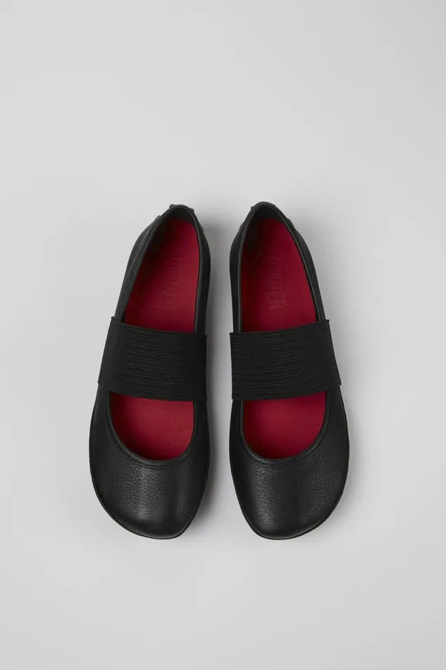 Ballerinas Women Camper Right Black Leather Ballerina Ballerinas Women Camper Right Black Leather Ballerina