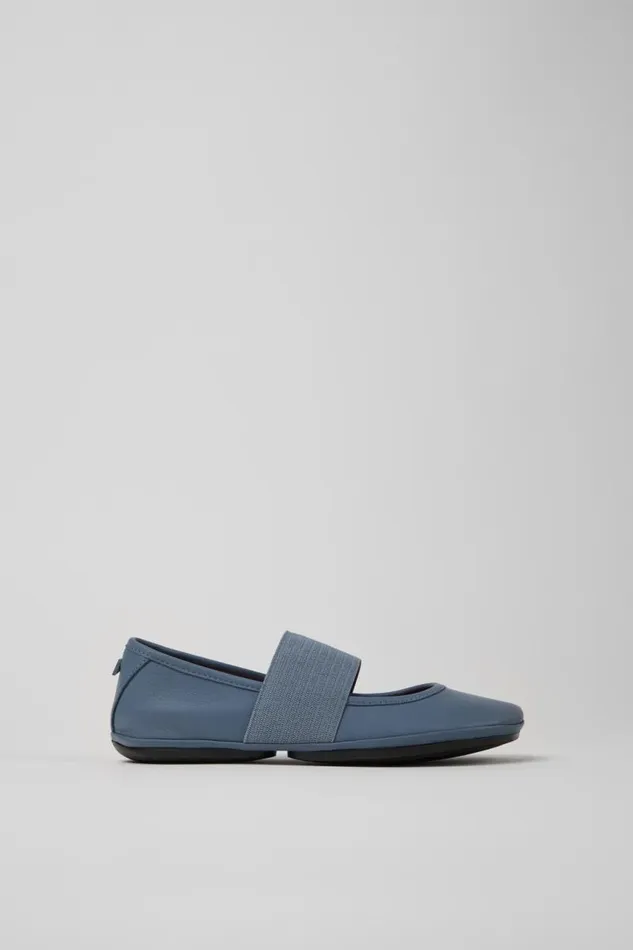 Ballerinas Women Camper Right Gray Leather Mary Jane Ballerinas Women Camper Right Gray Leather Mary Jane