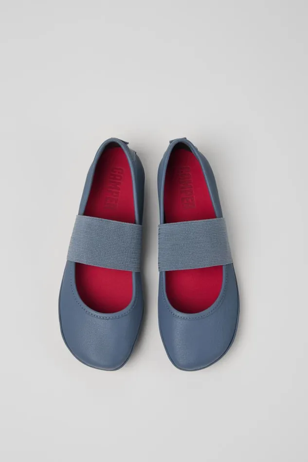 Ballerinas Women Camper Right Gray Leather Mary Jane Ballerinas Women Camper Right Gray Leather Mary Jane