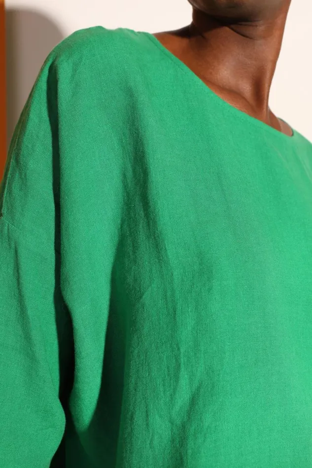 Basic Linen Top Grass WomensShop LF Markey Tops
