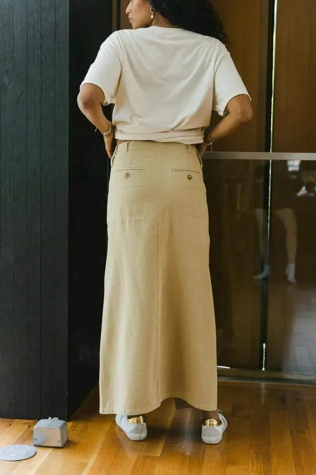 Blake Skirt In Khaki Khaki Women Bohme Skirts
