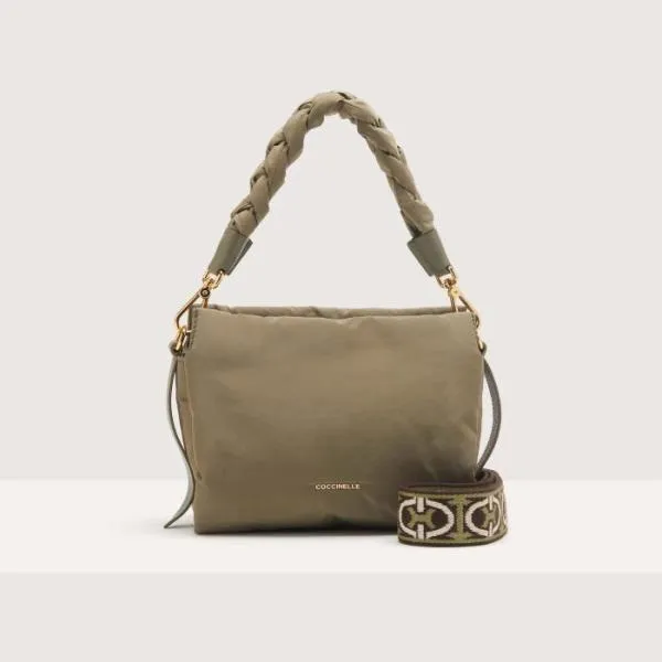 Boheme Puffy Nylon Laurel Green Women Coccinelle Top Handle Bag