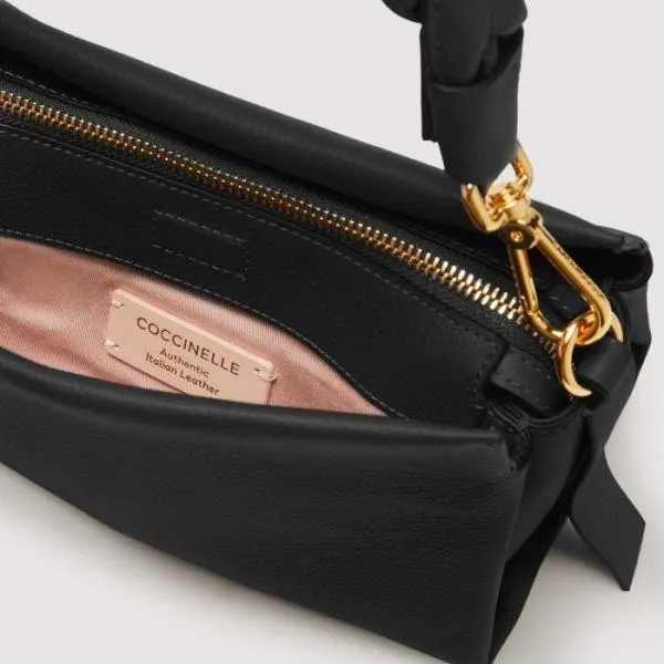 Boheme Small Noircuir Women Coccinelle Top Handle Bag