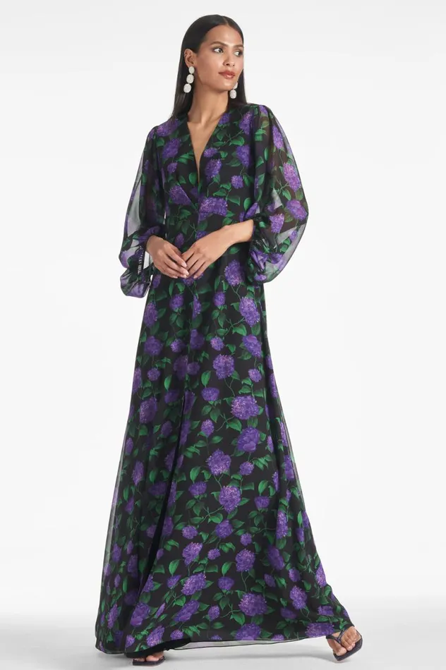 Boho Women Sachin and Babi Jenny Gown 8211 Violet Garden