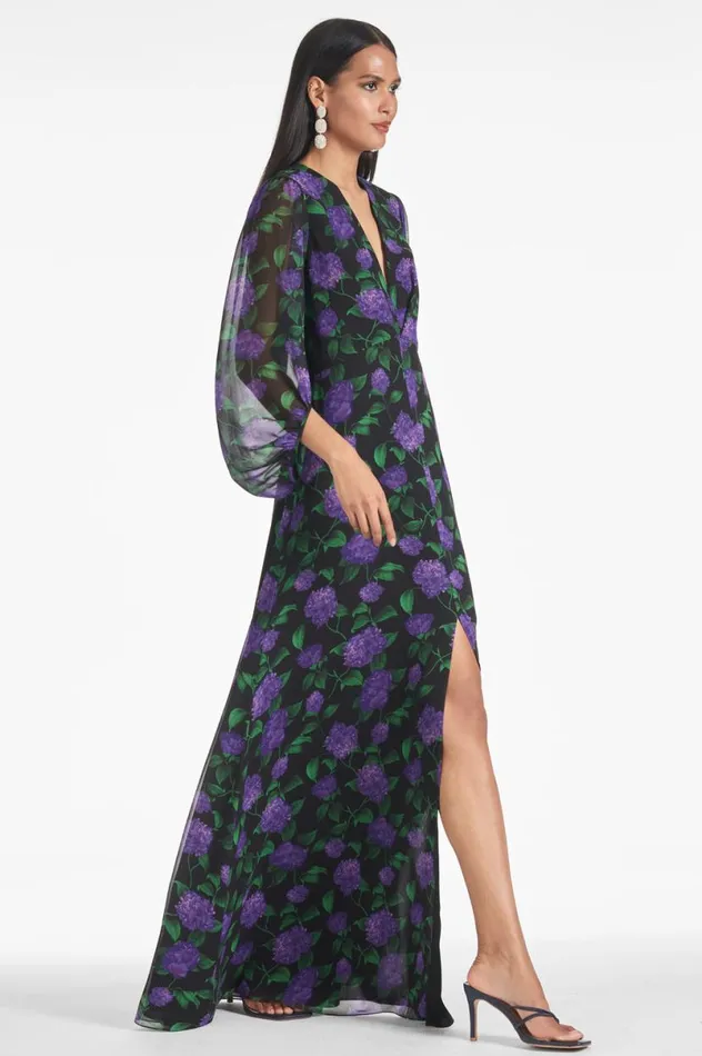 Boho Women Sachin and Babi Jenny Gown 8211 Violet Garden