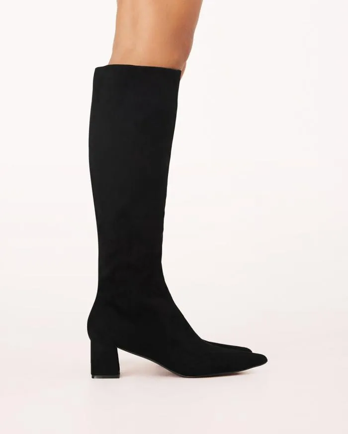 Boots Billini Knee High Boots QUAZY BLACK SUEDE