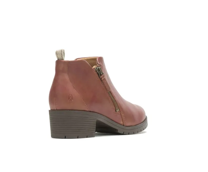 Boots Hadley Side Zip Boot Cognac Leather 8211 Hush Puppies Women