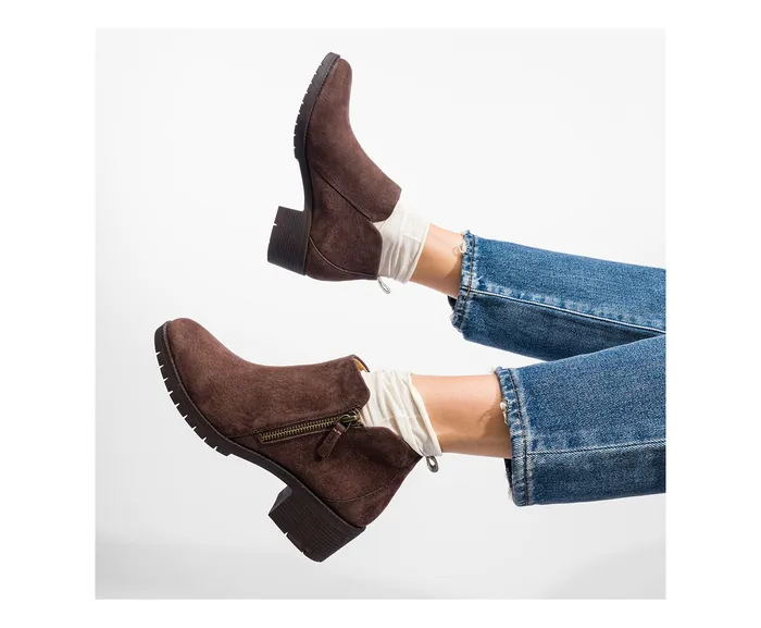 Boots Hadley Side Zip Boot Cognac Leather 8211 Hush Puppies Women