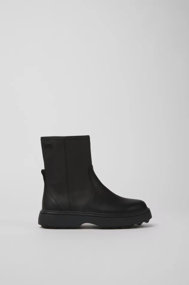 Boots Kids Camper Norte Black Leather Boots