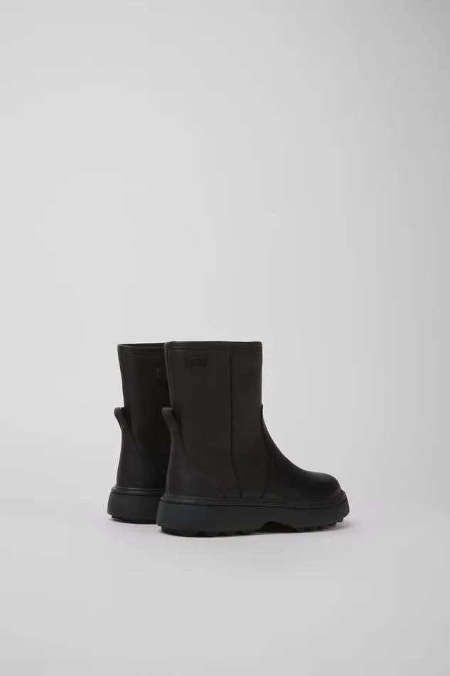 Boots Kids Camper Norte Black Leather Boots