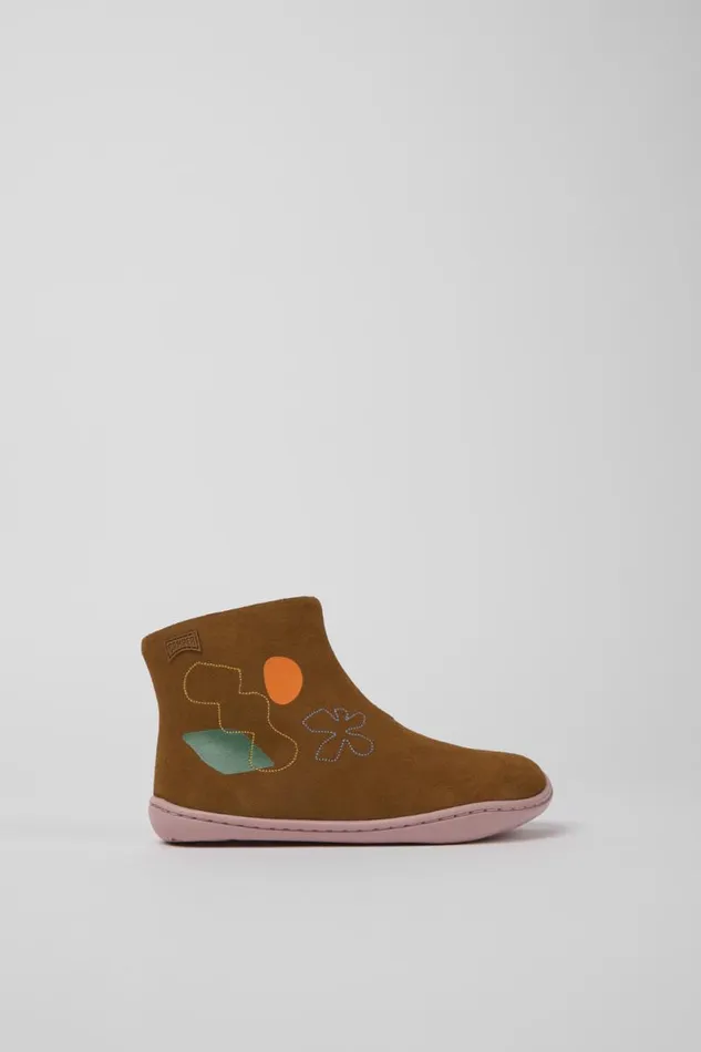 Boots Kids Camper Twins Multicolored Nubuck Boots Boots Kids Camper Twins Multicolored Nubuck Boots