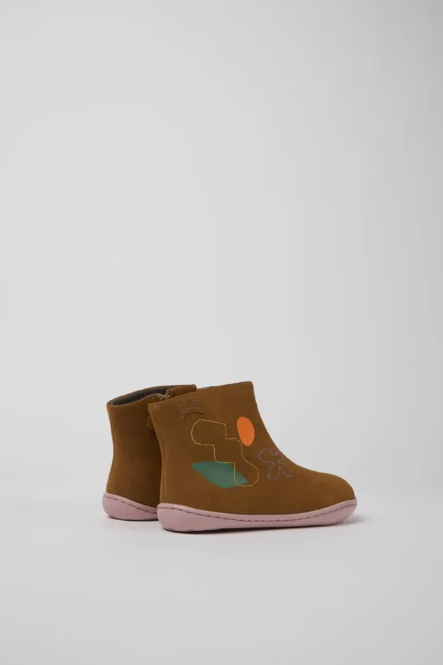 Boots Kids Camper Twins Multicolored Nubuck Boots Boots Kids Camper Twins Multicolored Nubuck Boots