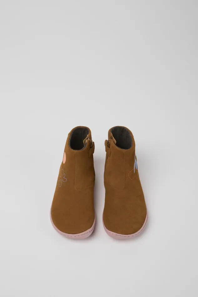 Boots Kids Camper Twins Multicolored Nubuck Boots Boots Kids Camper Twins Multicolored Nubuck Boots