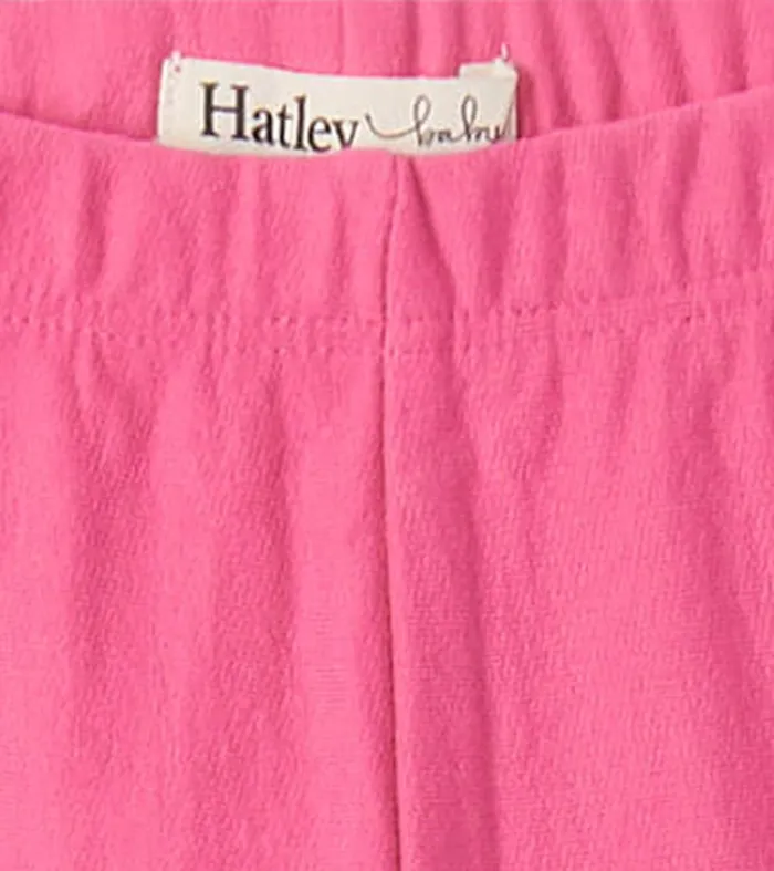 Bottoms Baby and Toddler Hatley Baby Magenta Cozy Leggings