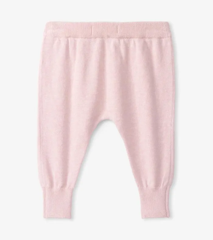 Bottoms Baby and Toddler Hatley Baby Rose Melange Pull On Sweater Pants