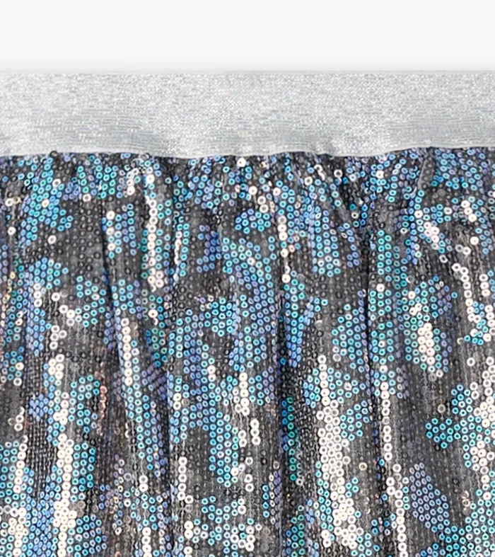 Bottoms Girls Hatley Girls Flower Shimmer Sequin Tulle Skirt