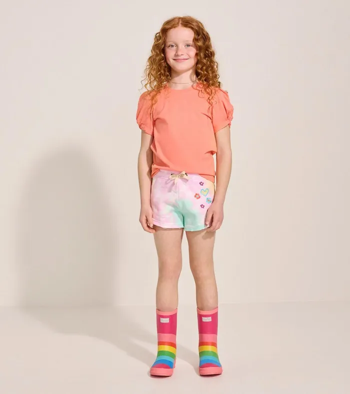 Bottoms Girls Hatley Girls Summer Waves Pull On Shorts