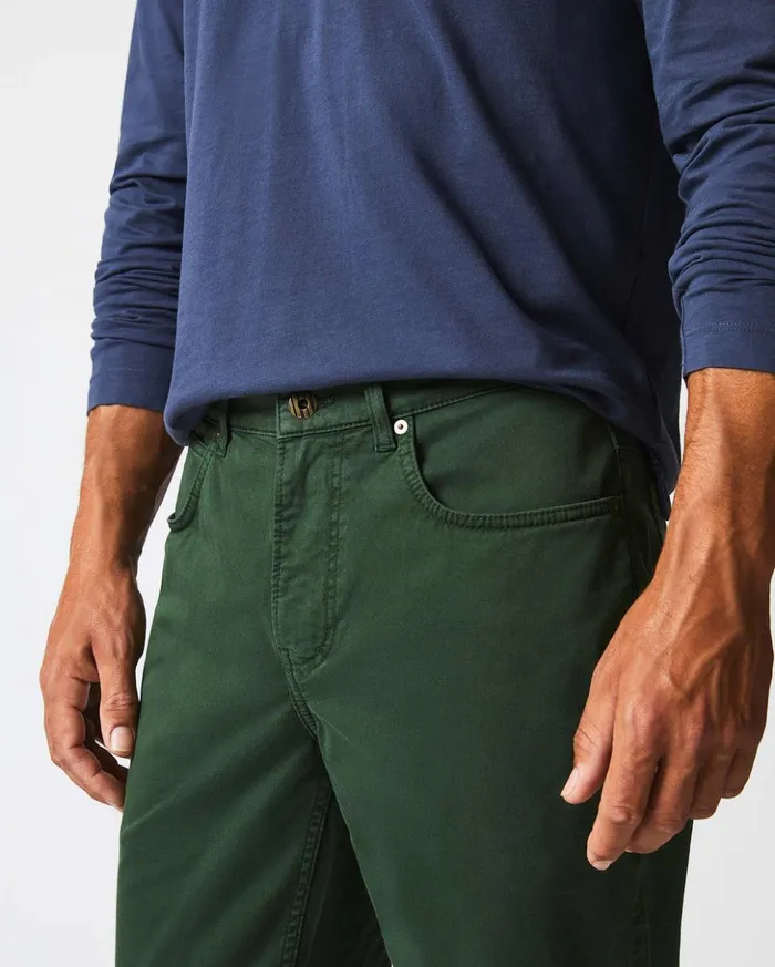 Bottoms Men Billy Reid 5 Pocket Pant Pine Green