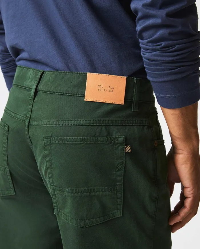 Bottoms Men Billy Reid 5 Pocket Pant Pine Green