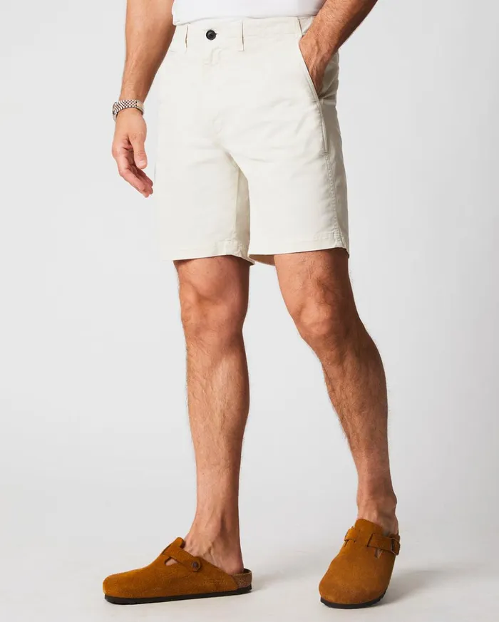 Bottoms Men Billy Reid Chino Short Eggshell