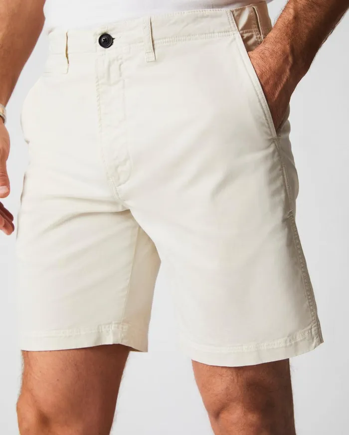 Bottoms Men Billy Reid Chino Short Eggshell
