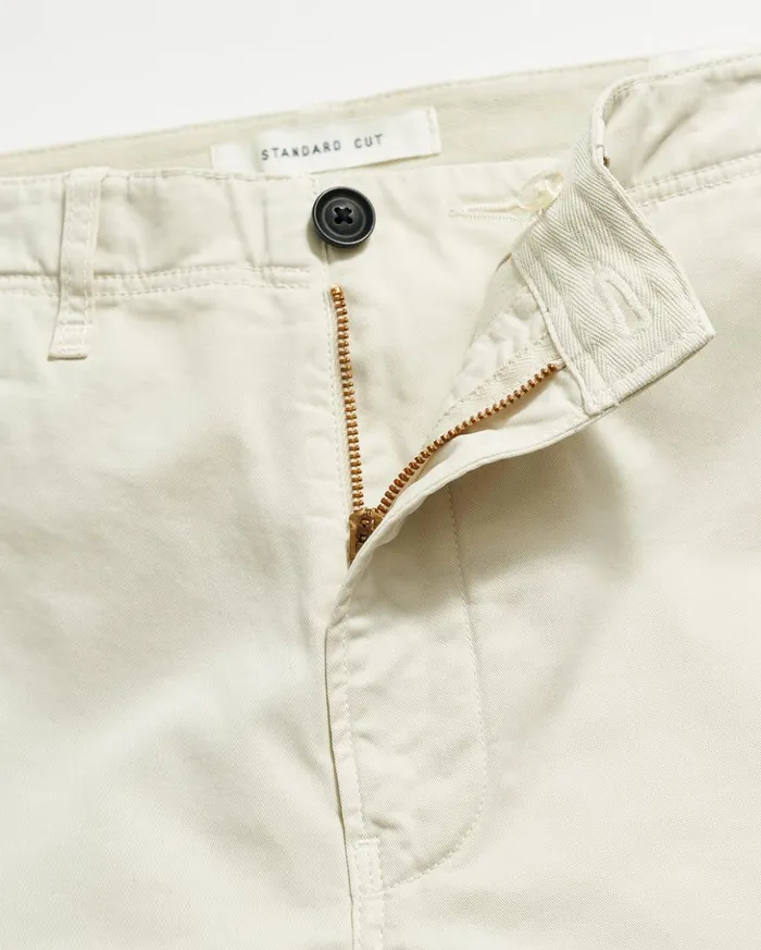 Bottoms Men Billy Reid Chino Short Eggshell