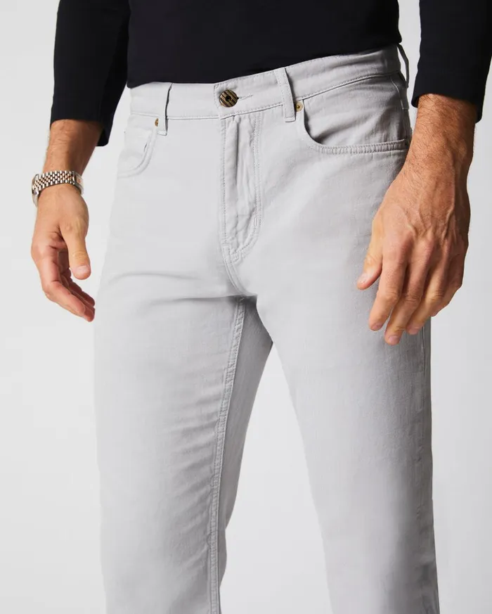 Bottoms Men Billy Reid Cotton Linen 5 Pocket Pant Quarry