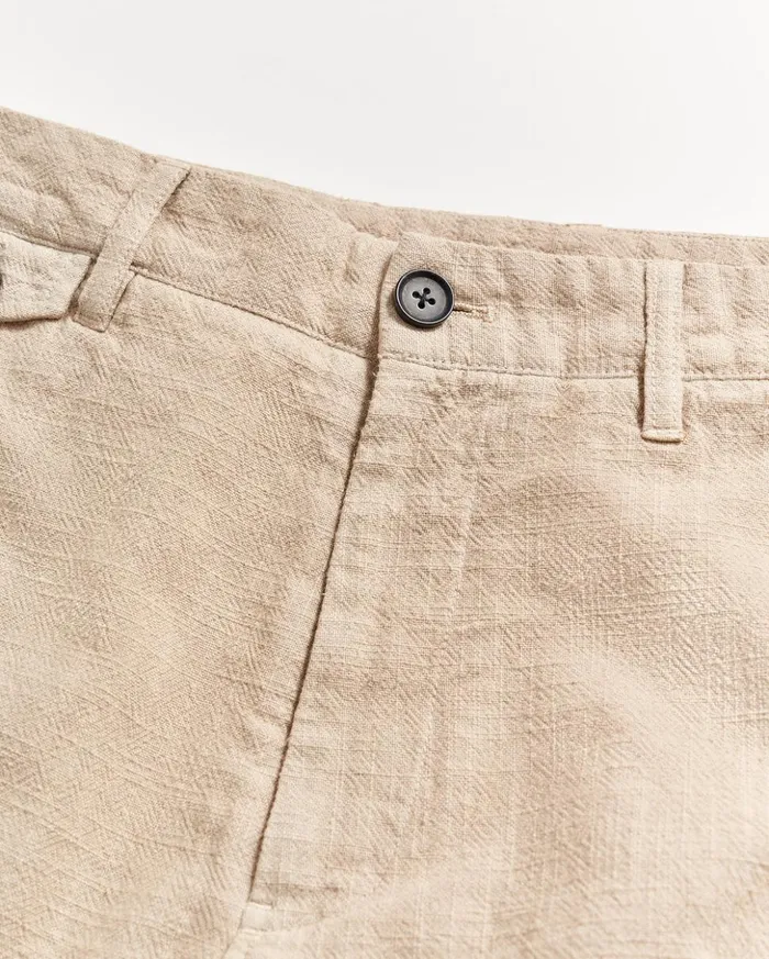 Bottoms Men Billy Reid Slub Cotton Short Khaki