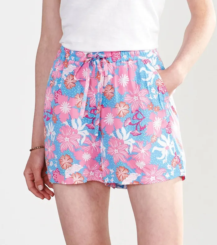 Bottoms Women Hatley Mia Shorts 8211 Wild Garden