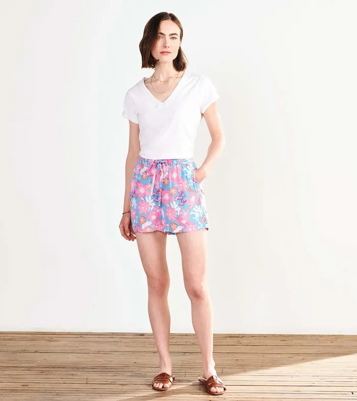 Bottoms Women Hatley Mia Shorts 8211 Wild Garden