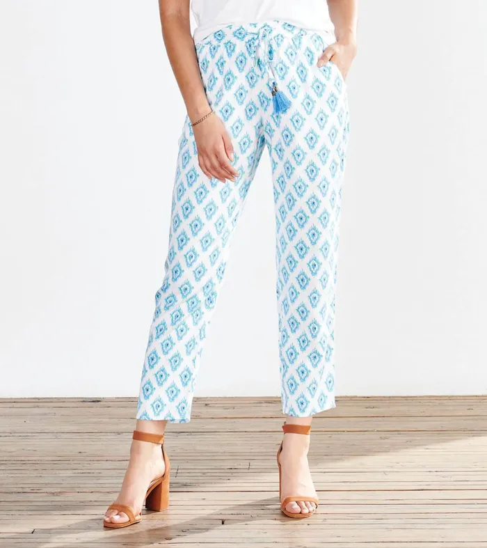 Bottoms Women Hatley Pauline Pants 8211 Reflected Raindrops