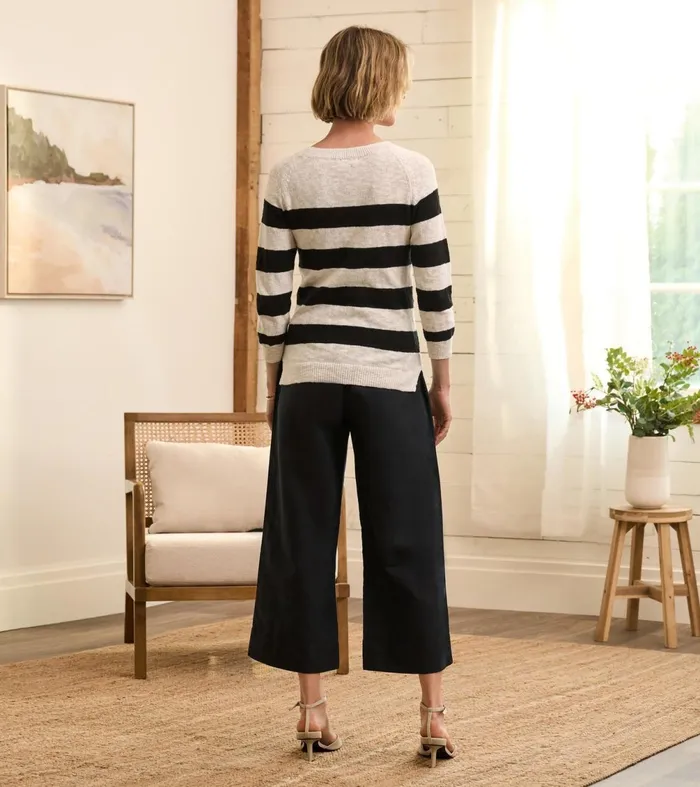 Bottoms Women Hatley Tie Front Pants 8211 Caviar Linen