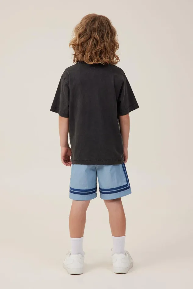 Boys 214 Shorts Cotton On Reggie Short Dusty Blue