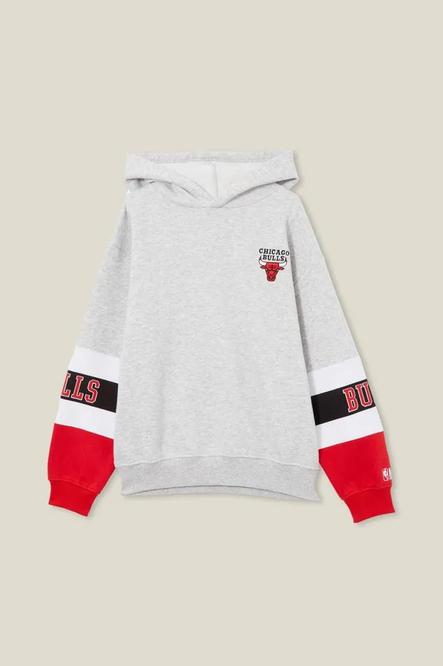 Boys 214 Sweatshirts and Sweatpants Cotton On License Oscar Hoodie Lcn Nba Fog Grey Marlebulls Colour Block