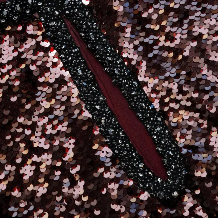 Burgundy Sequin Mini Dress Women Self Portrait Dresses Burgundy Sequin Mini Dress Women Self Portrait Dresses